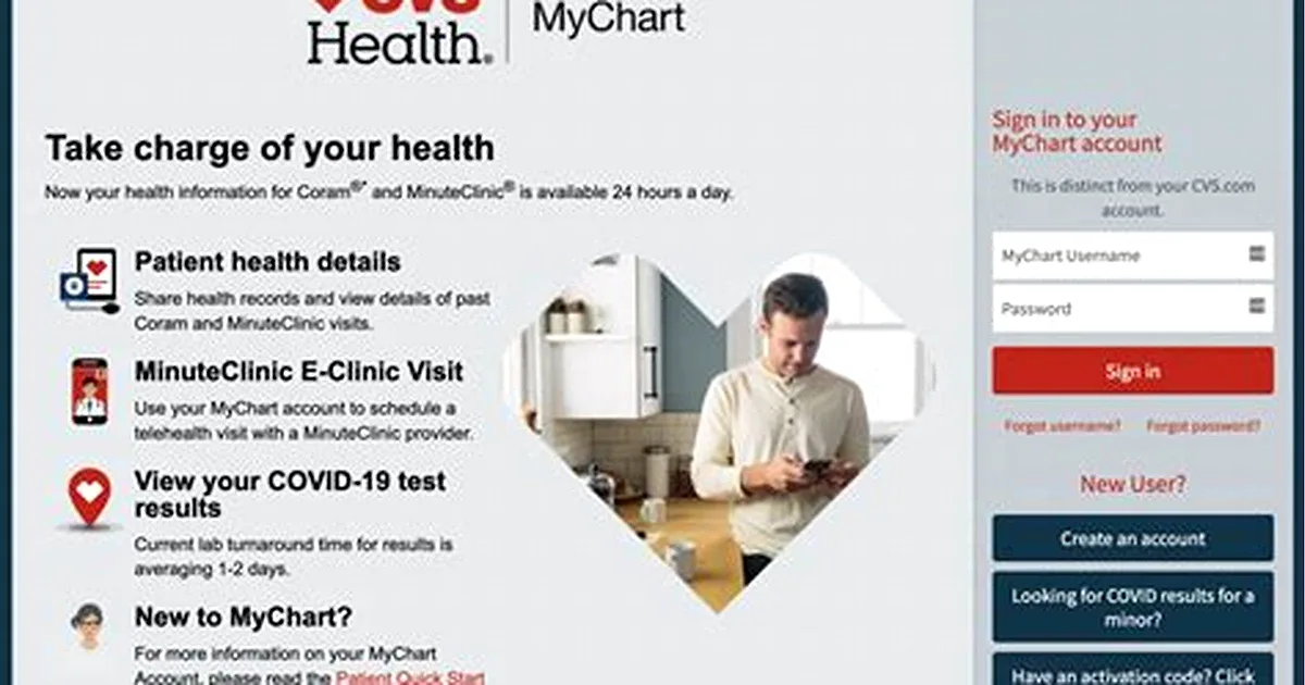 mychart cvs login