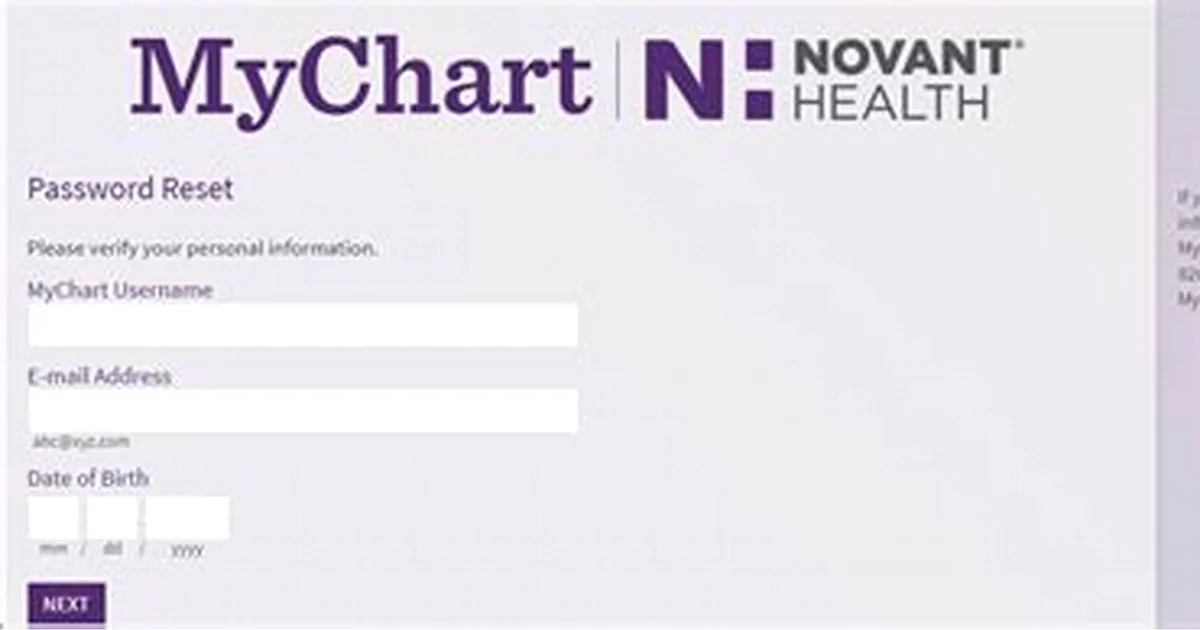 mychart novant