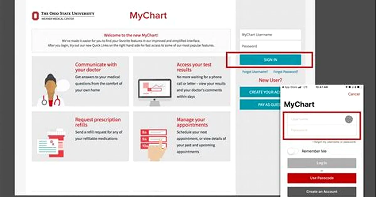 osu mychart