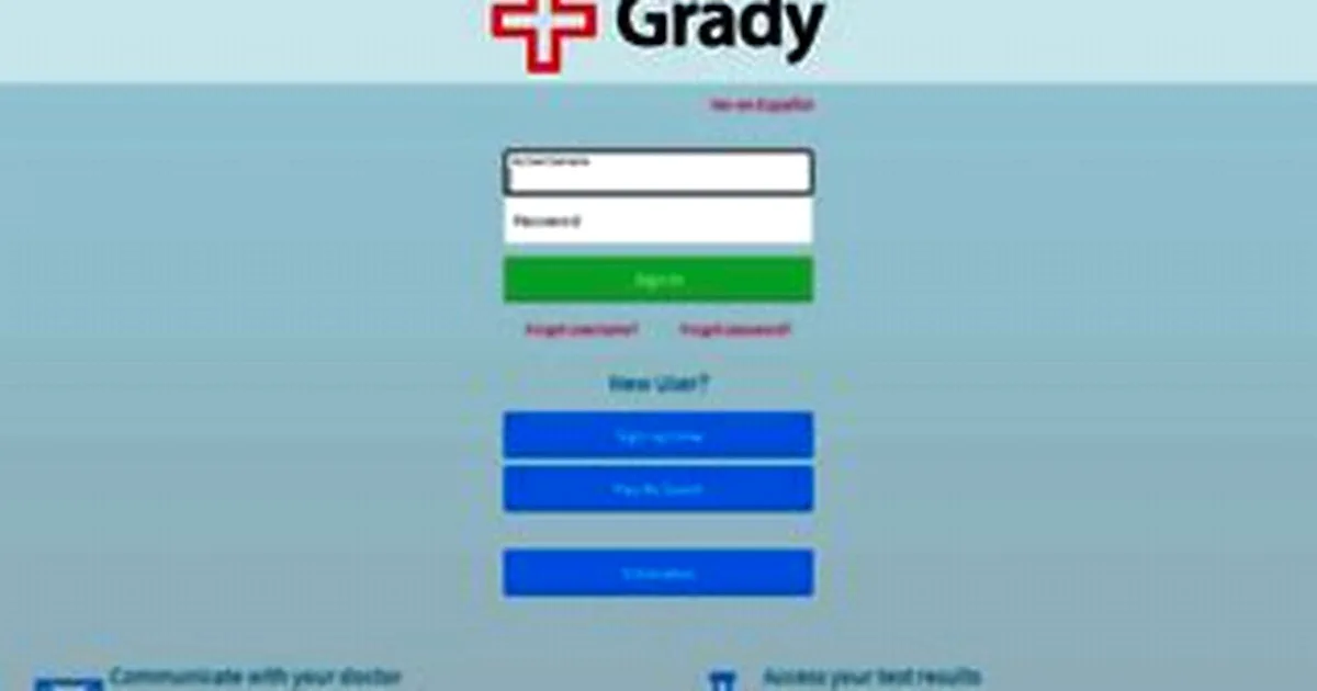 mychart grady login