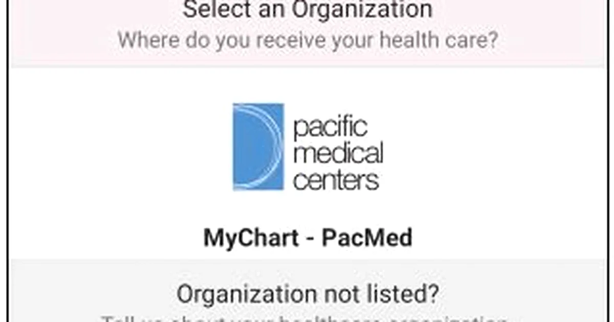 pacmed mychart