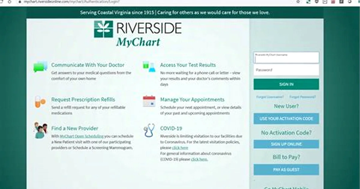 mychart riverside