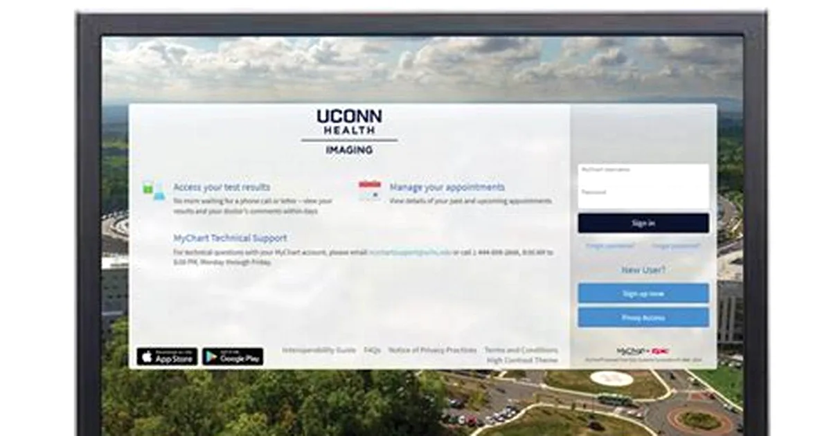 uconn mychart