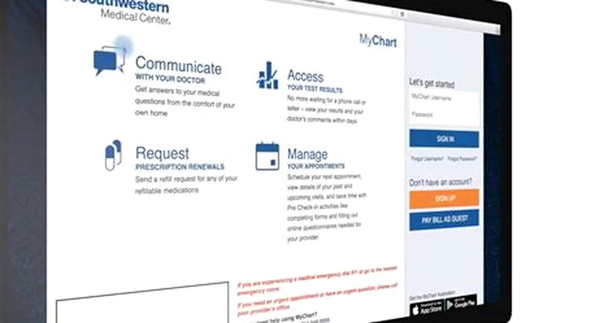 utsw mychart